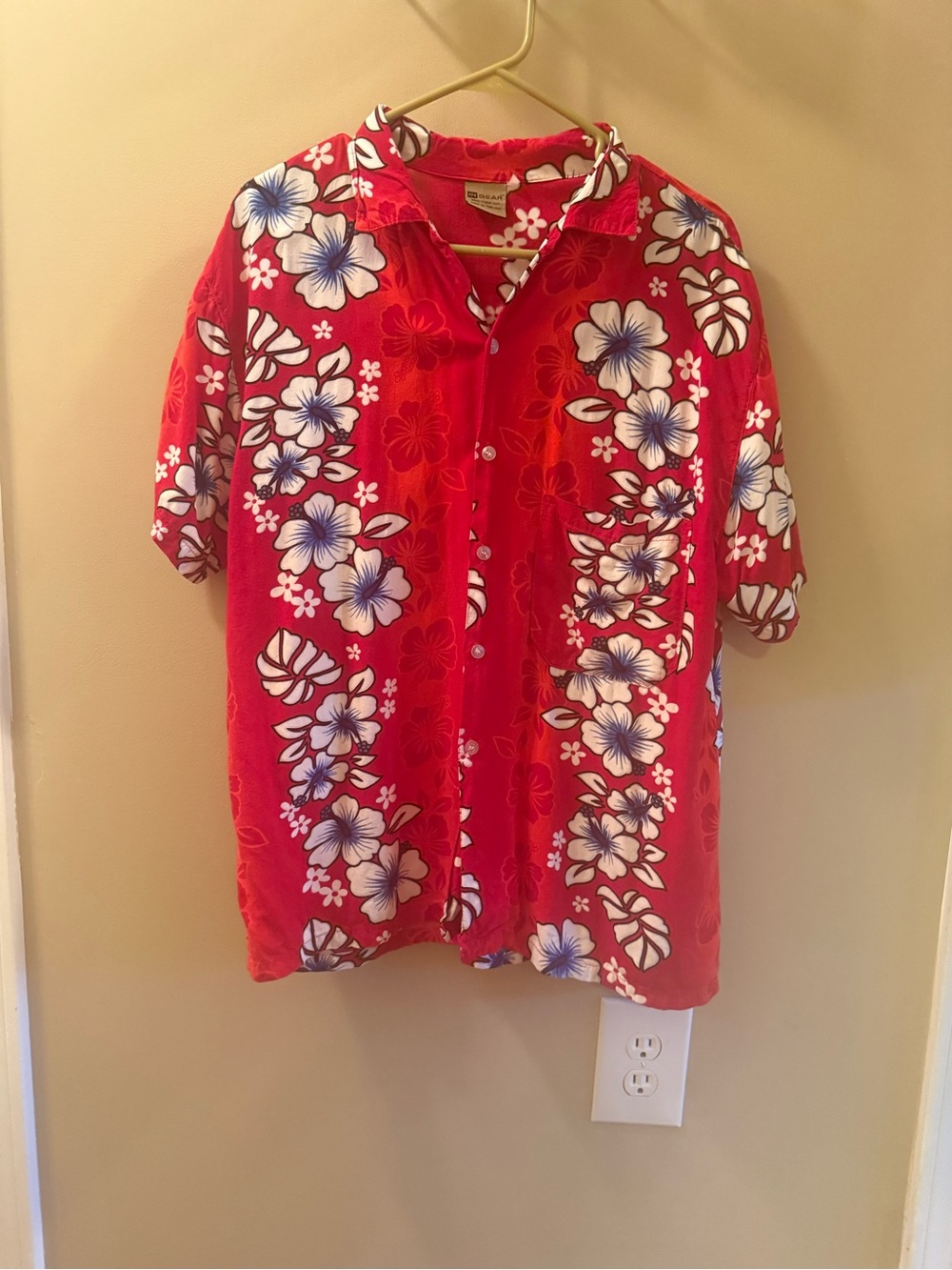 Ingear Red Floral Aloha Shirt- Men’s